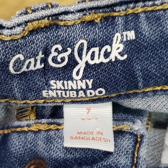 Cat & Jack skinny jeans size 7 - Picture 3 of 6
